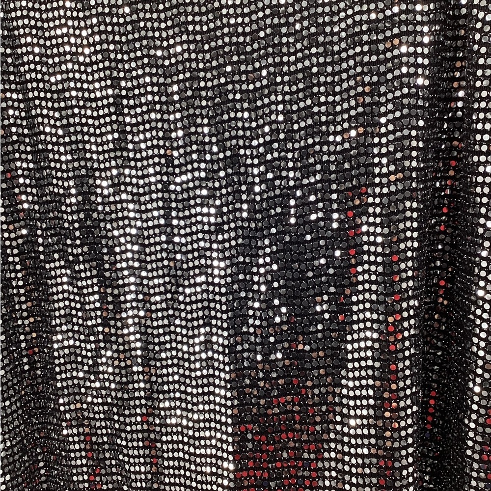 Audrey 3+1 Black Sparkle Slip Mini dress - Picture 5 of 9
